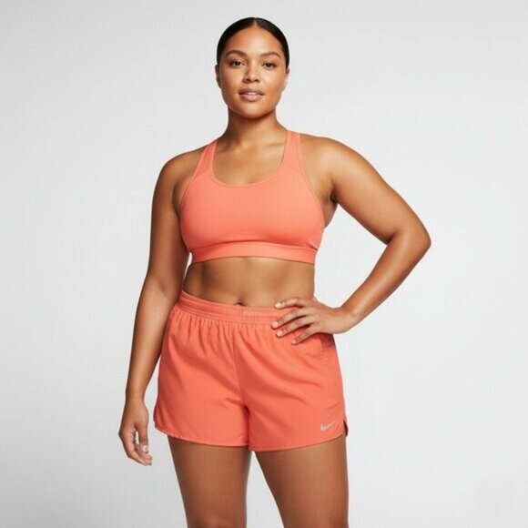 Nike Unlimited 2-in-1 Dri-FIT Running Shorts Muted Orange XL - Picture 3 of 9